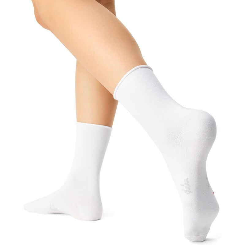 Vlnka Bavlnené diabetické ponožky s aloe vera biela 65063408