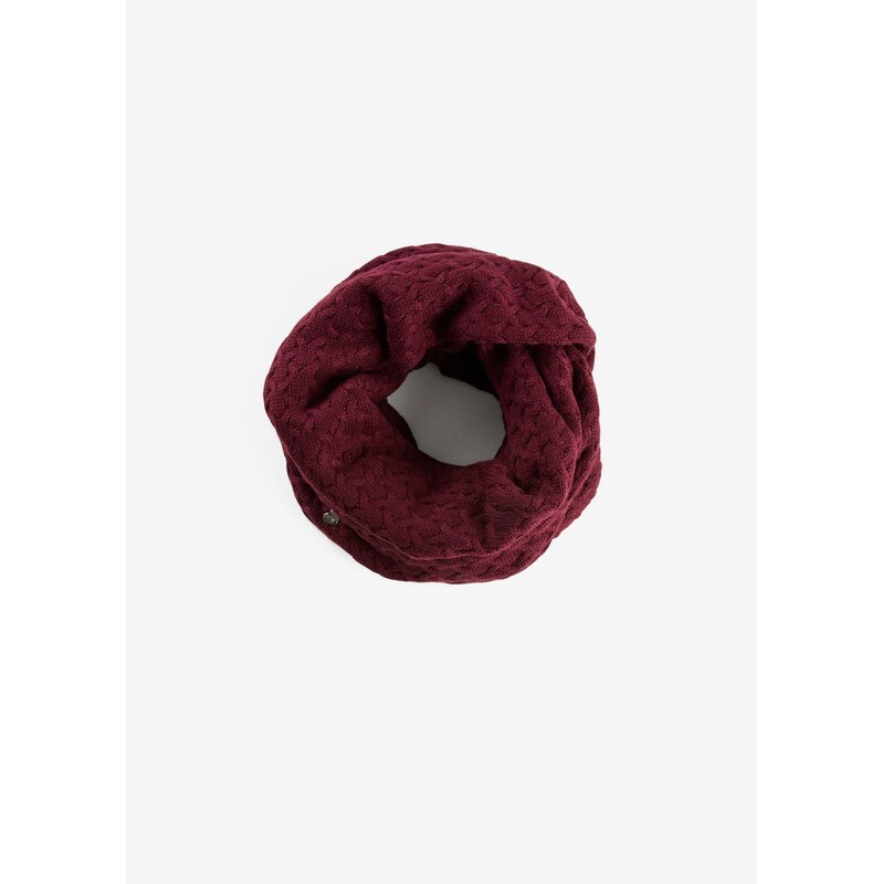 bonprix Tunelový šál s podielom kašmíru, farba červená 65298636