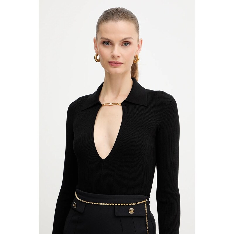 Sveter s prímesou hodvábu Elisabetta Franchi 65301041