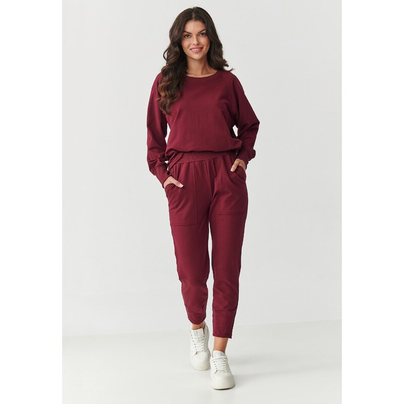 Makadamia Dámska tepláková súprava | bordová M888 65298875