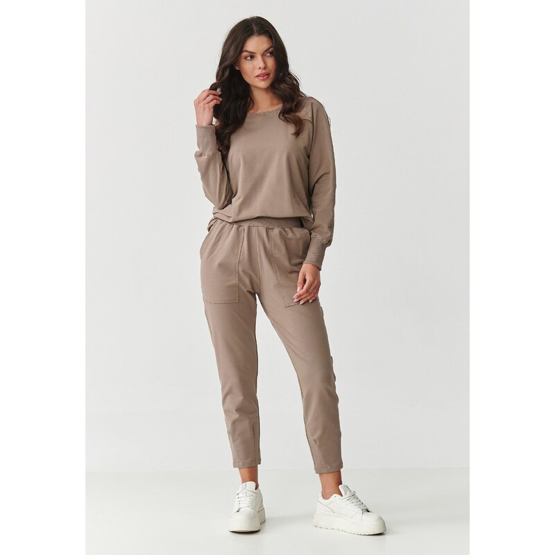 Makadamia Dámska tepláková súprava | mokka M888 65298879