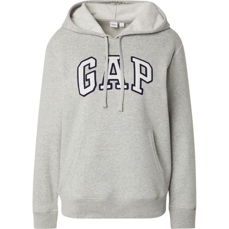 GAP Mikina HERITAGE námornícka modrá / sivá melírovaná / biela 67912577