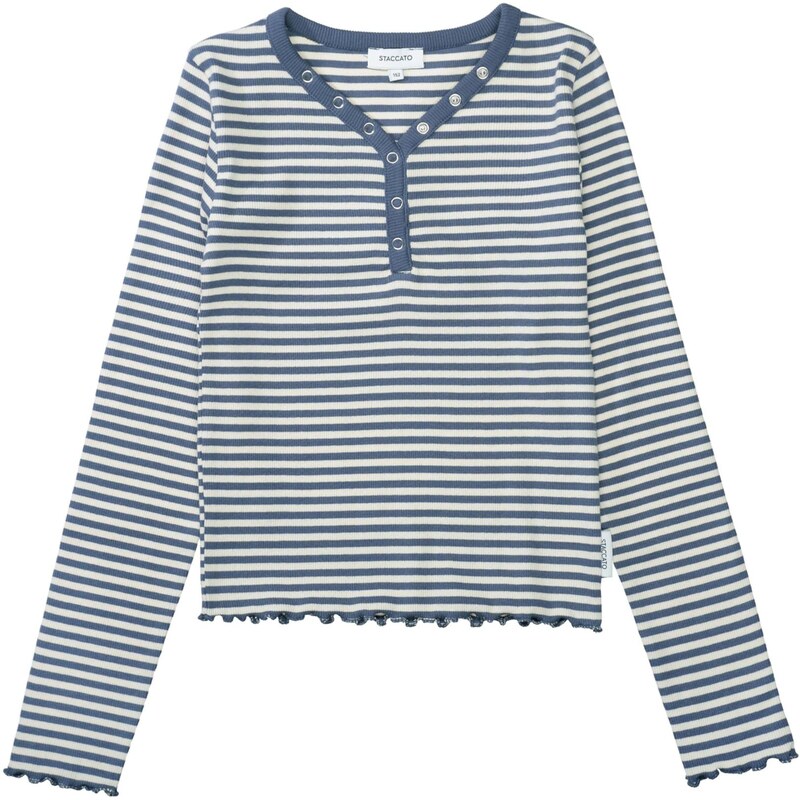 STACCATO Tričko zafírová / biela 65921341