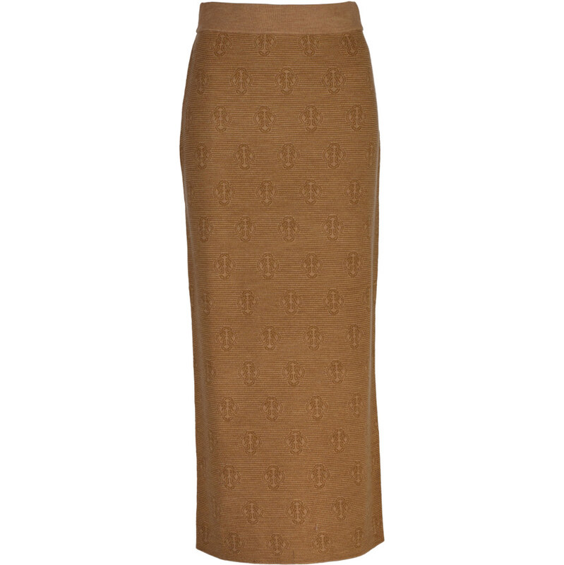 SUKŇA GANT MONOGRAM KNIT SKIRT WHISKEY BROWN 65300305