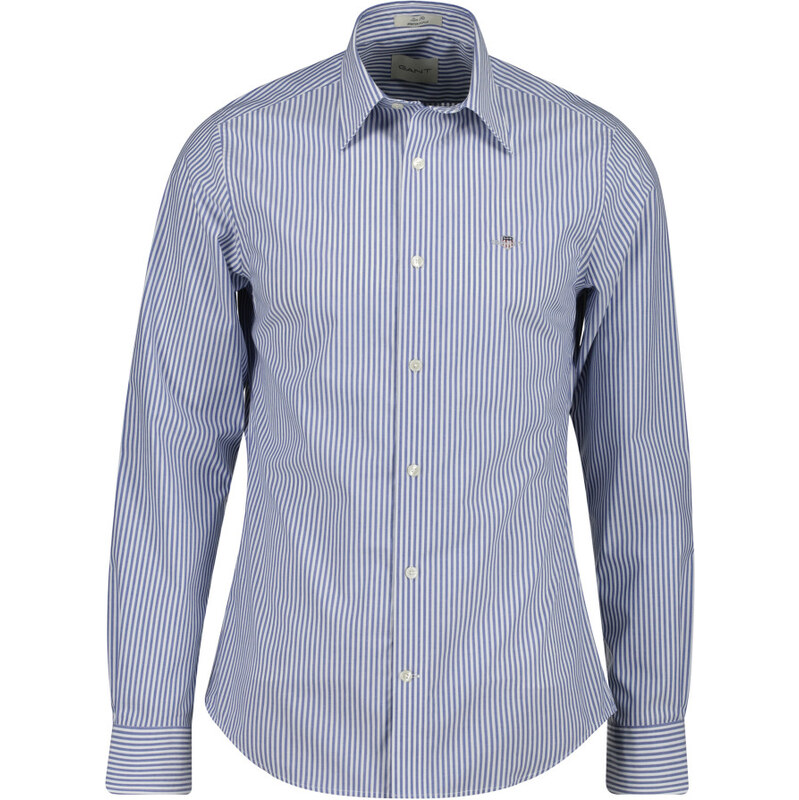 KOŠEĽA GANT SLIM STRETCH POPLIN STRIPED SHIRT COLLEGE BLUE 65300299