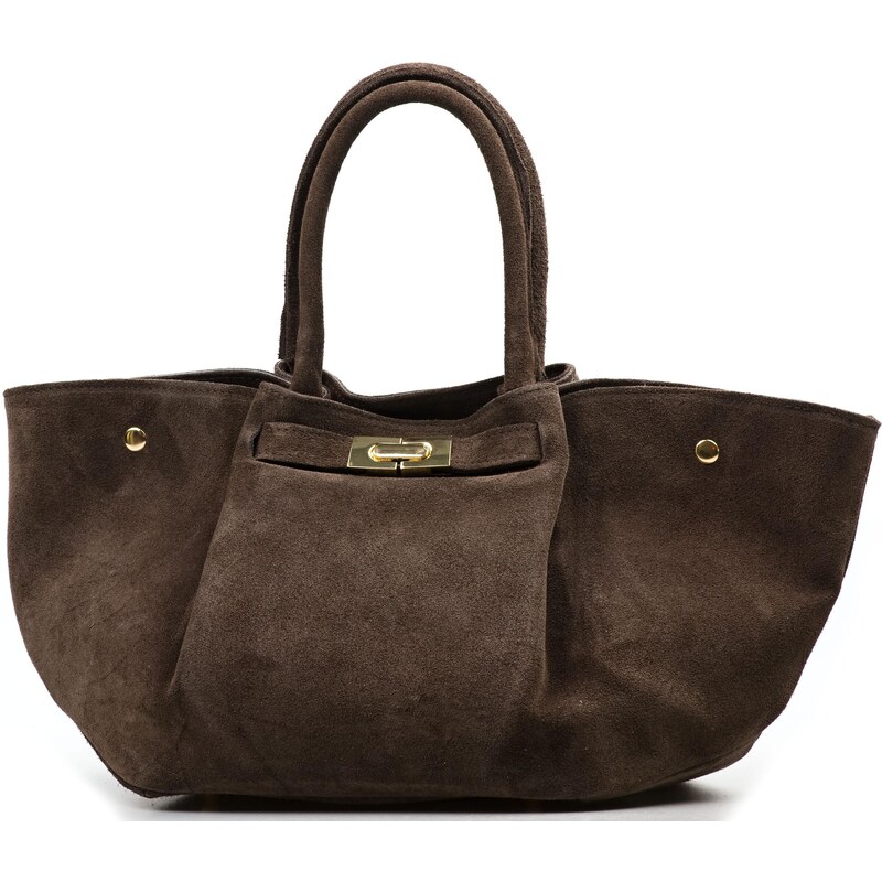 Blaire Kožená kabelka Turia hnedá 65300366