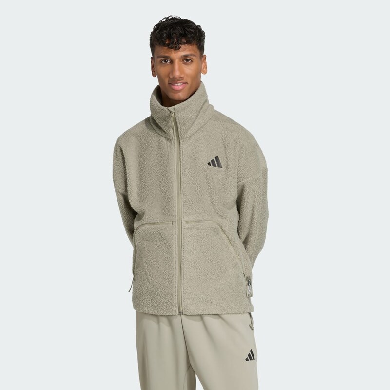 Adidas Flísová bunda City Tech High Pile Fleece Full-Zip 66381358