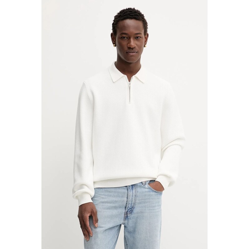 Bavlnený sveter HUGO San Pauley-C 65312452