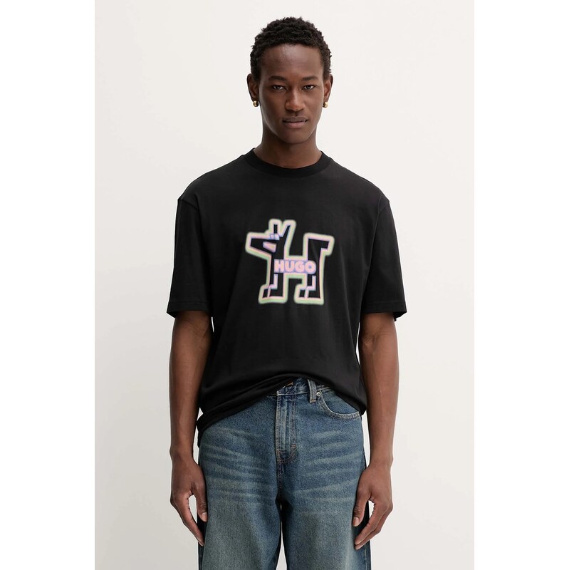 Bavlnené tričko Hugo Blue Nedirix 65312439