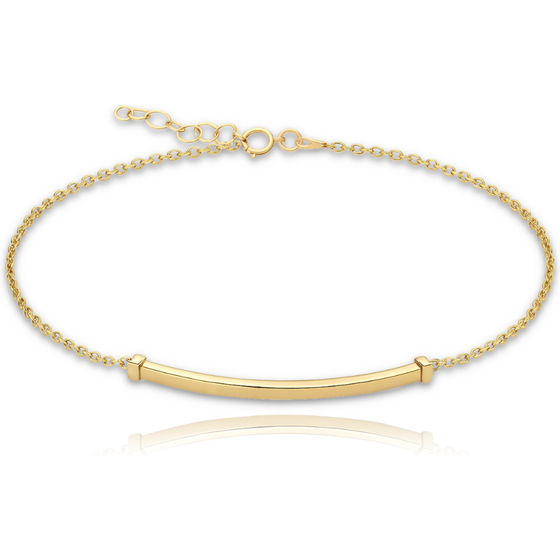 OLIVIE Zlatý náramok s tyčkou Au 585/1000 66614819