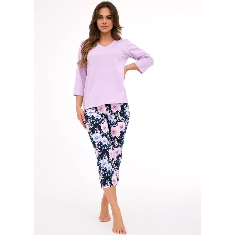 Dámske pyžamo Cornette 389/463 Natalie 2 7/8 65304474