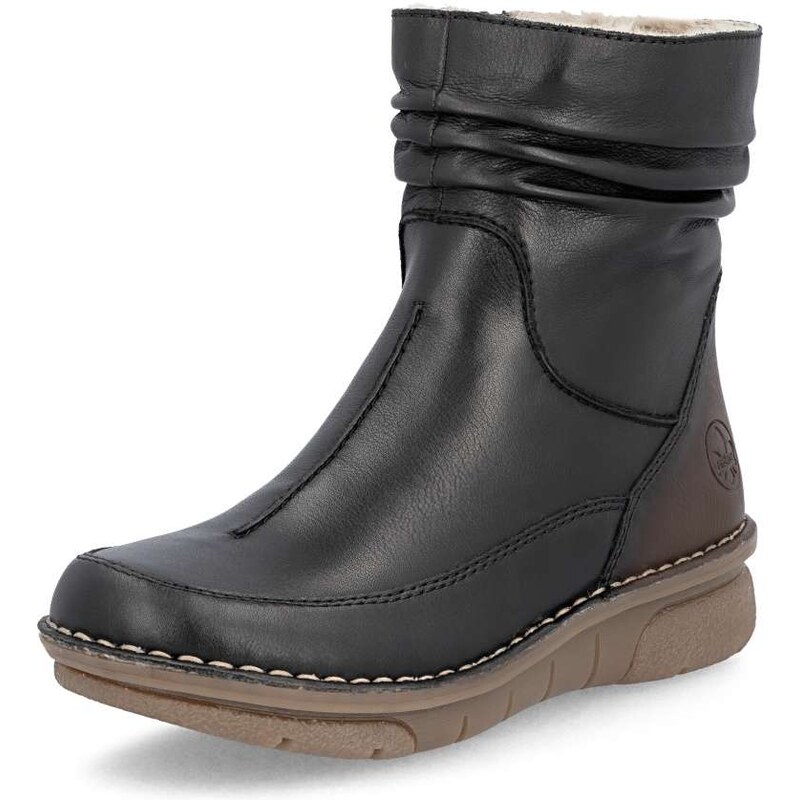 Dámska členková obuv RIEKER 73366-00 čierna W5 65304258