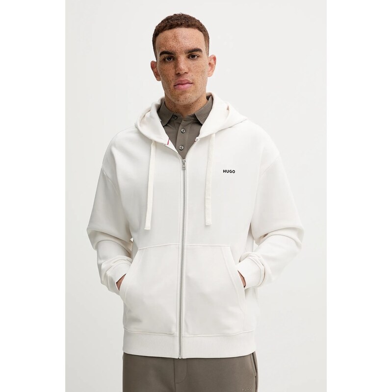 Bavlnená mikina HUGO Dapozip 65305949
