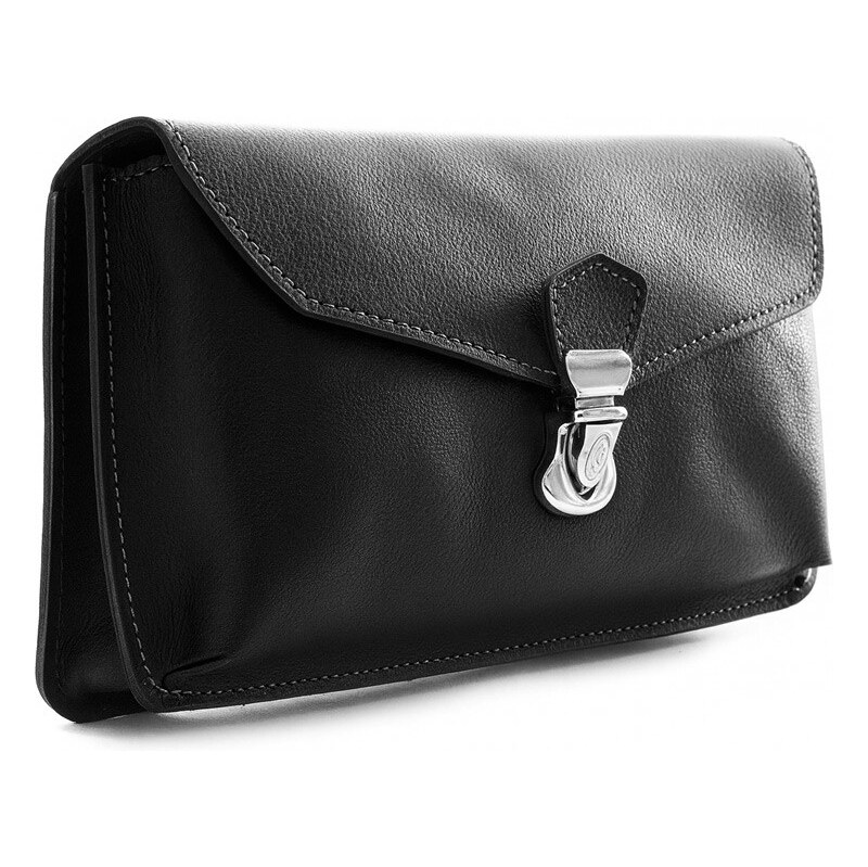 Arwel Čierne pánske kožené púzdro na mobil 611-3401-60 65319953