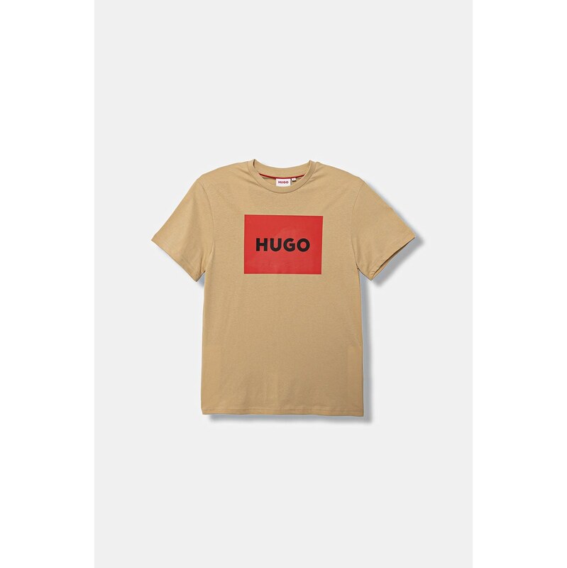 Detské bavlnené tričko HUGO 65306249