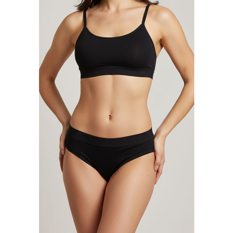 Cotonella Jednofarebné bavlnené BASIC nohavičky 2 PACK 24268701