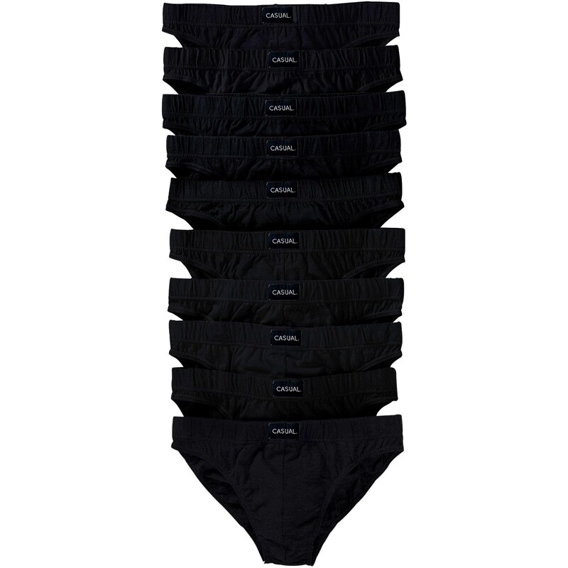 bonprix Slipy (10 ks), farba čierna 44731961