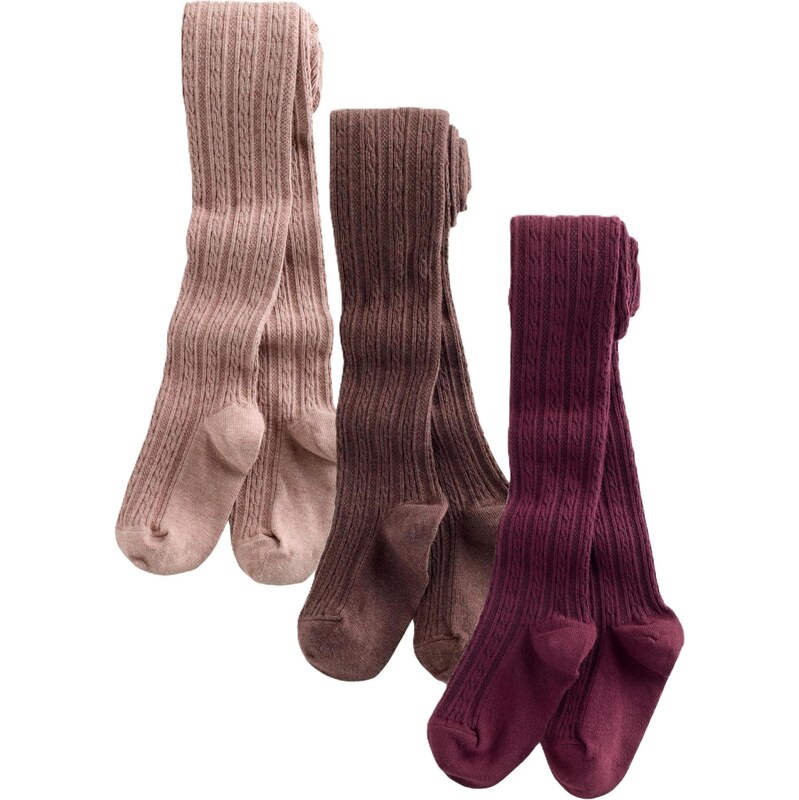 Next Pančuchy béžová / hnedá / bordová 65660391