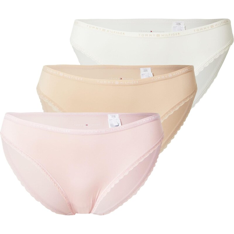 Tommy Hilfiger Underwear Nohavičky béžová / ružová / biela 65311186