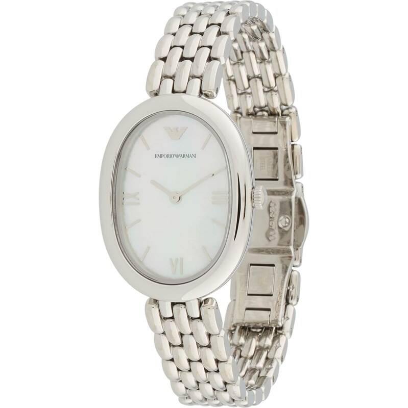 Emporio Armani Analógové hodinky strieborná / biela 65891996