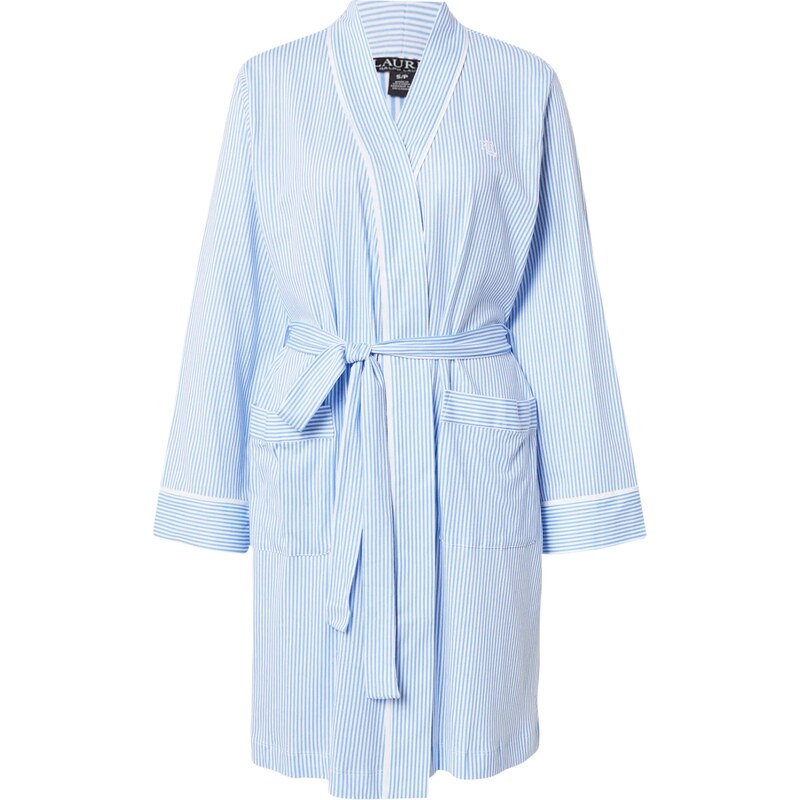 Lauren Ralph Lauren Krátky župan nebesky modrá / biela 65311206