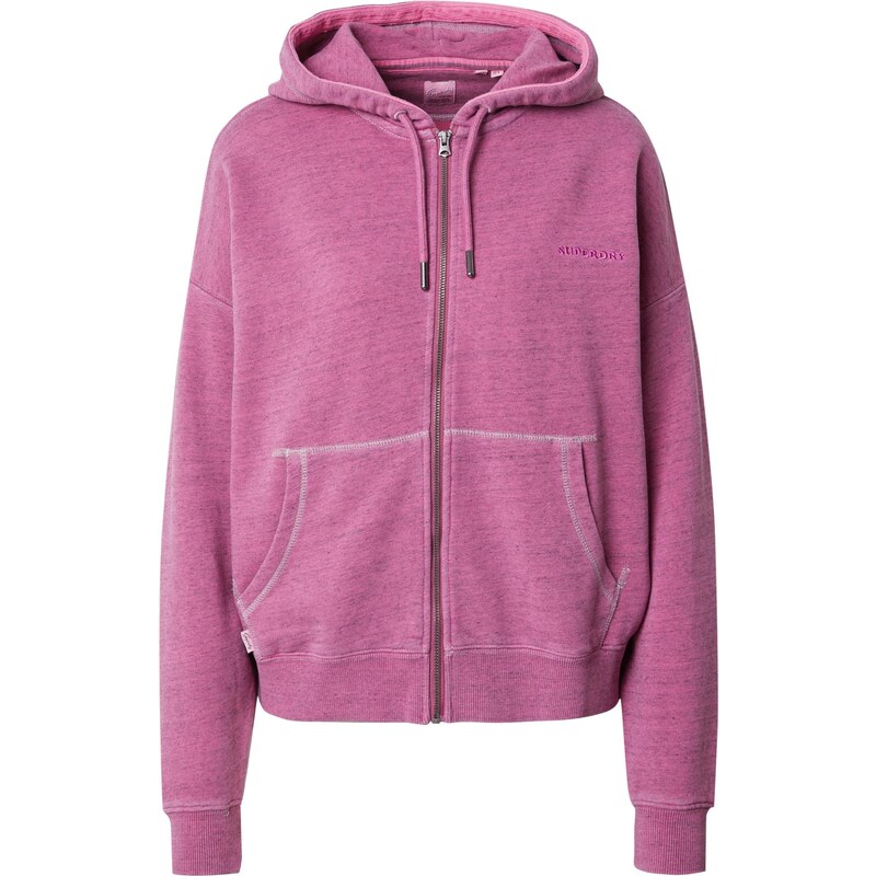 Superdry & Co Tepláková bunda Essential s ružovými fľakmi 65875610
