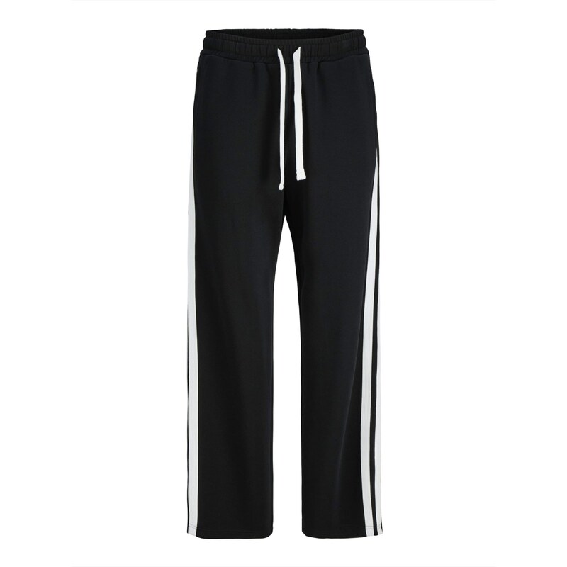 JACK & JONES Nohavice JPSTBILL čierna / biela 65311160