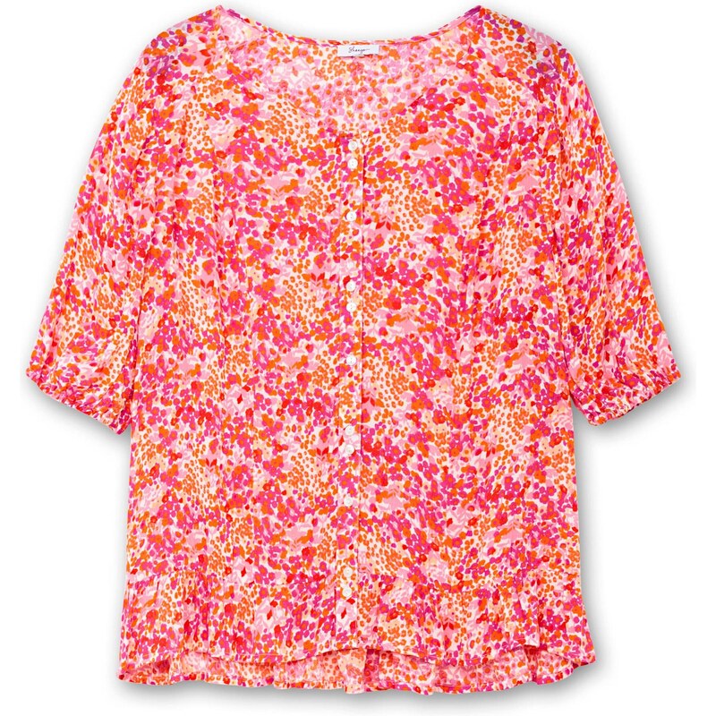 SHEEGO Blúzka svetlobéžová / oranžová / ružová / rosé 65608794