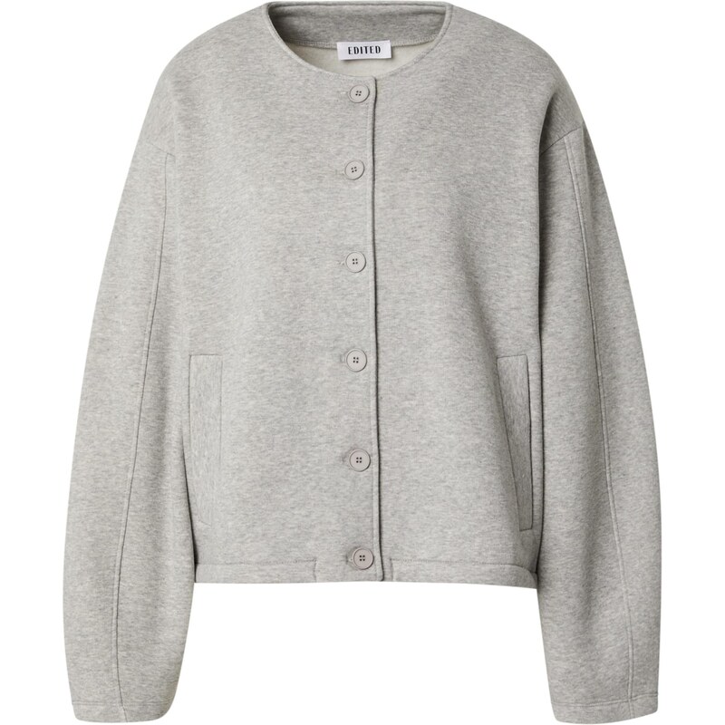 EDITED Tepláková bunda Jilian sivá 65695969