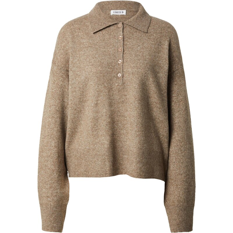 EDITED Sveter Gerit béžová melírovaná 65892074