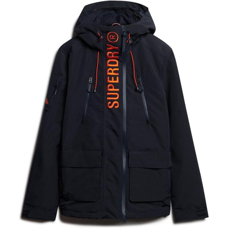 Superdry & Co Prechodná bunda Ultimate oranžová / čierna 65595140