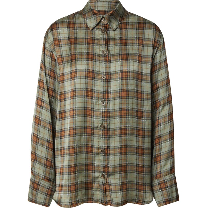 EDITED Blúzka Elisabetta zelená / kaki / zmiešané farby 65891145