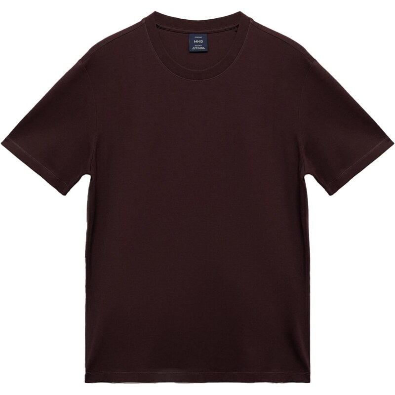 MANGO MAN Tričko KIMI tmavočervená 65663587