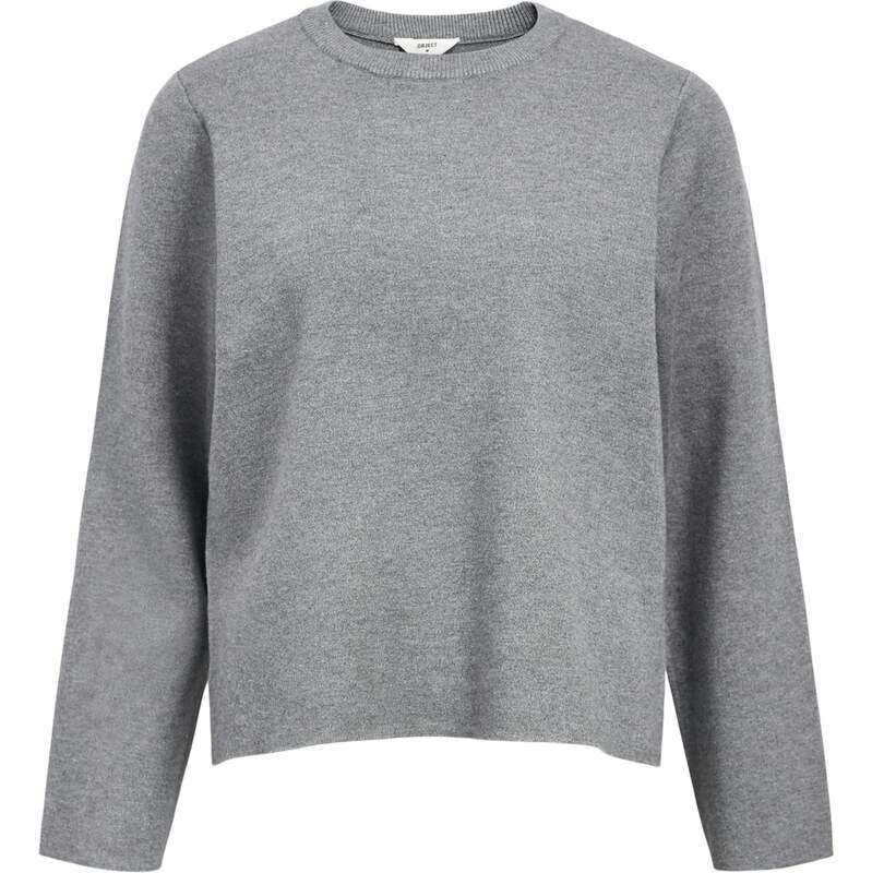 OBJECT Sveter OBJREYNARD sivá melírovaná 65889117