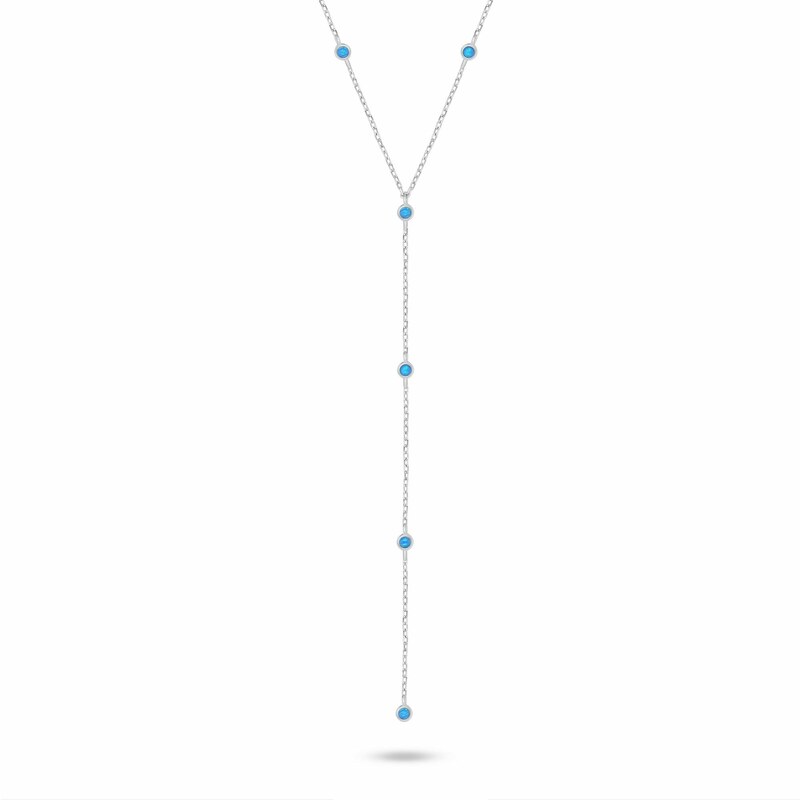 Brilio Silver Úchvatný strieborný náhrdelník s retiazkovou ozdobou 66582291