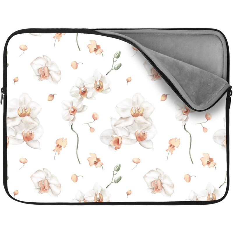 Sablio Obal na notebook Biela orchidea 65430191