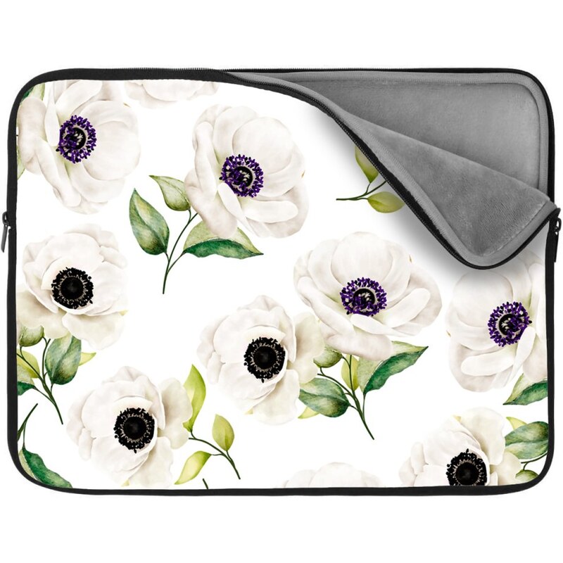 Sablio Obal na notebook Biele sasanky 65430178