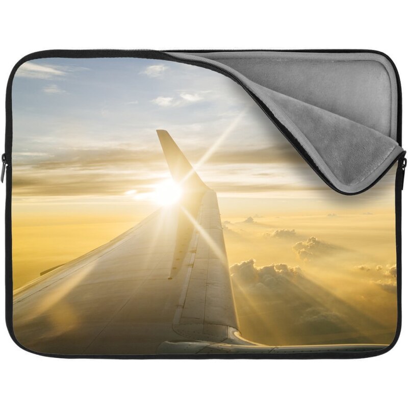 Sablio Obal na notebook Krídlo lietadla nad mraky 65424493