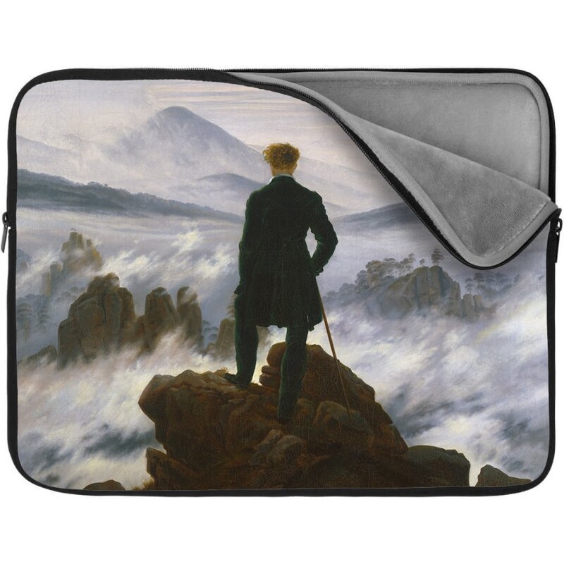 Sablio Obal na notebook Pútnik nad morom hmly - Caspar David Friedrich 65426411