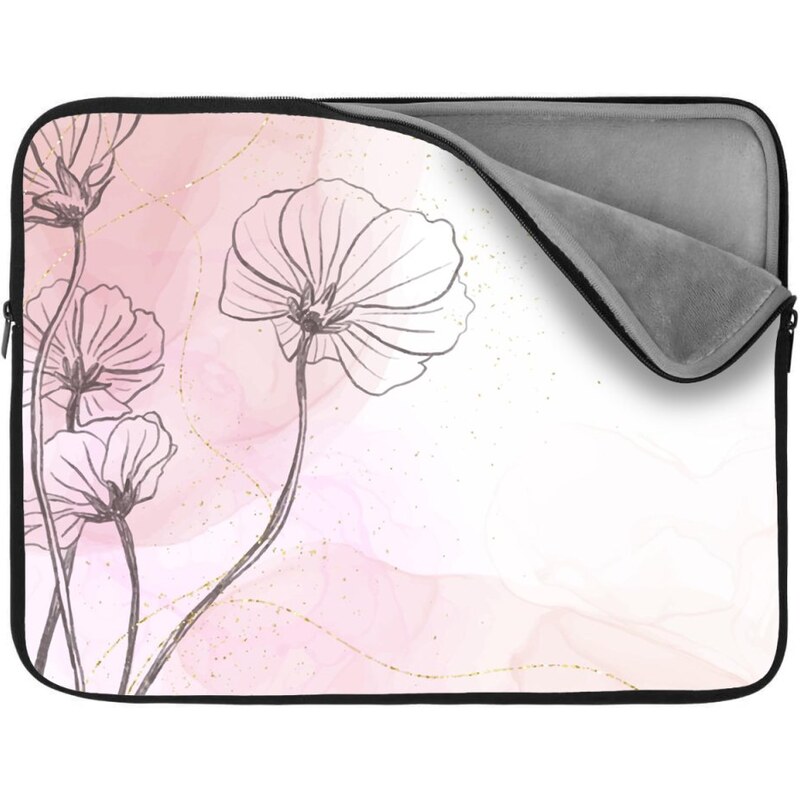 Sablio Obal na notebook Ružový akvarel 65430176