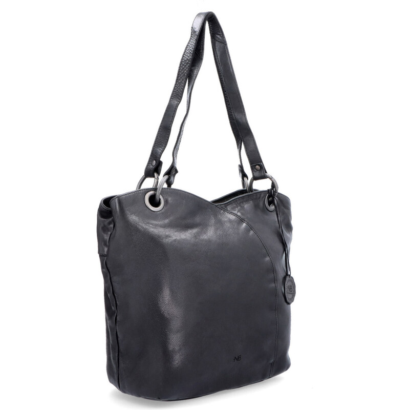 Kožená kabelka cez rameno Noelia Bolger čierna NB 2011 C 47092121