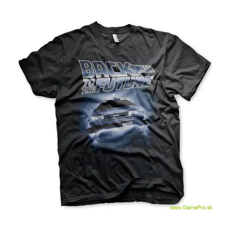 Hybris Back To The Future Flying Delorean (tričko) 63910822