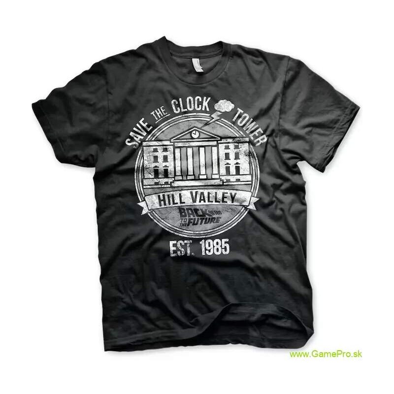 Hybris Back To The Future Save The Clock Tower (tričko) 63910828