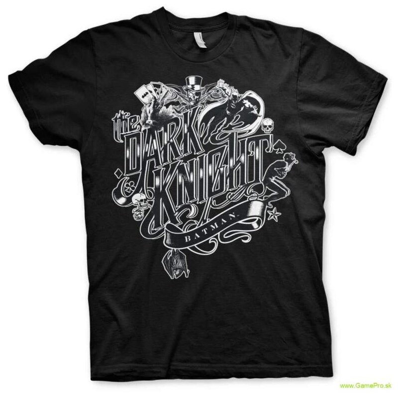 Hybris Batman Inked Dark Knight (tričko) 64089037