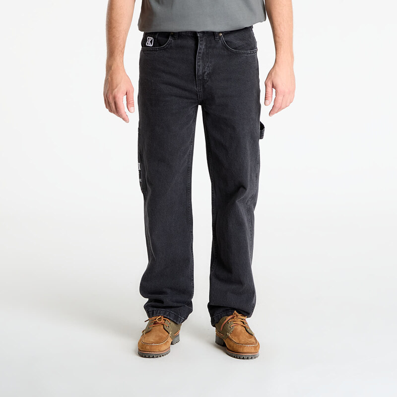 Džínsy Karl Kani Retro Baggy Workwear Denim Vintage Black 32 65317562
