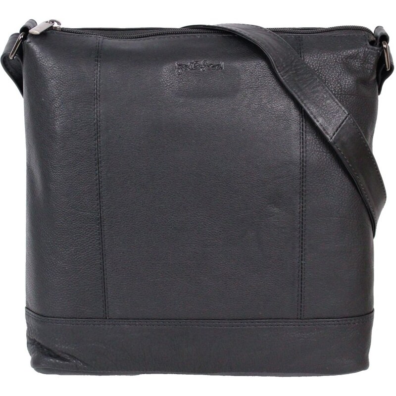 Justified Dámska kožená taška cez rameno Laura čierna 52525957