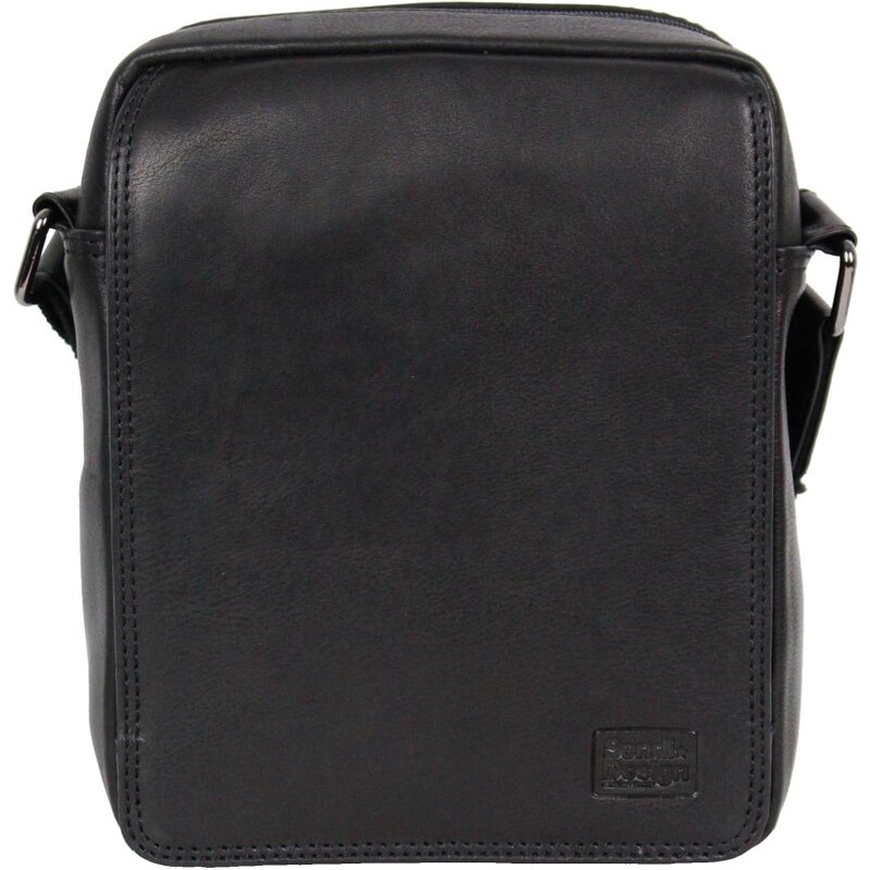 Sendi Design Pánska kožená taška cez rameno MARK čierna 52525956