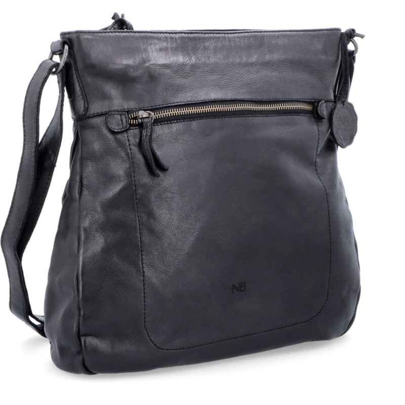 Kožená kabelka crossbody Noelia Bolger čierna NB 2004 C 17715554