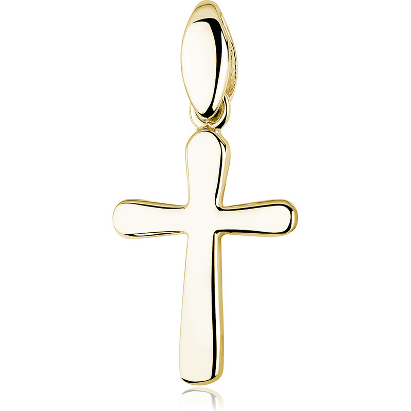 Olivie Stříbrný přívěsek KŘÍŽEK GOLD 9850 65359812