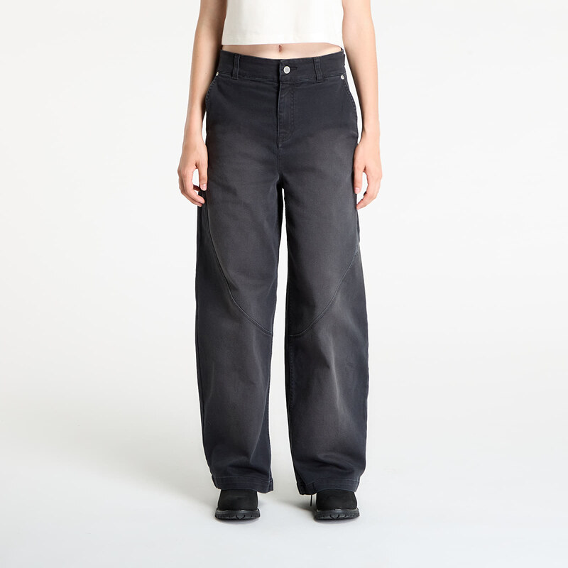 Džínsy Jordan Flight Womens 91 Wide-Leg Baggy Pants Black XL 65318619